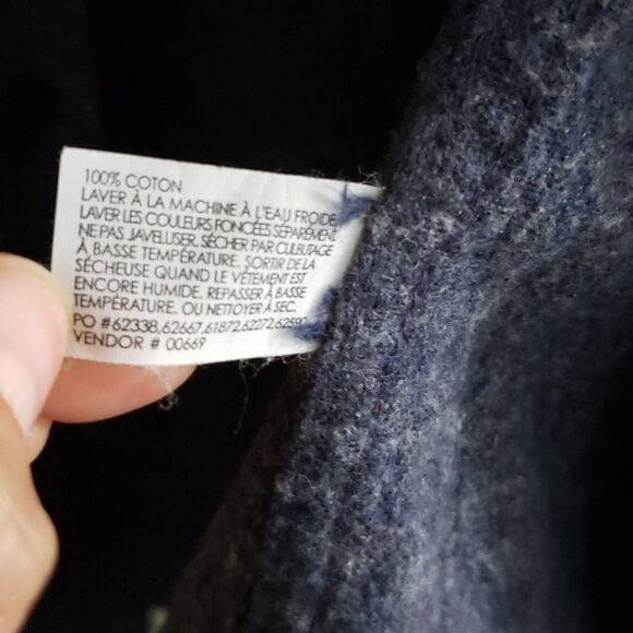 CLUB Monaco Denim Like Button Down - Picture 4 of 5